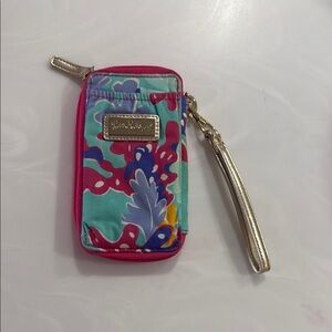 Lilly Pulitzer Multicolor Wristlet Phone Case